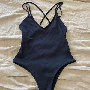 Lspace one piece swimsuit. Size 8. Bitsy cut.